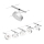 Paulmann 94475 - JUEGO 5xLED/5W Foco para sistema de rieles CIRCLE 230V cromo mate