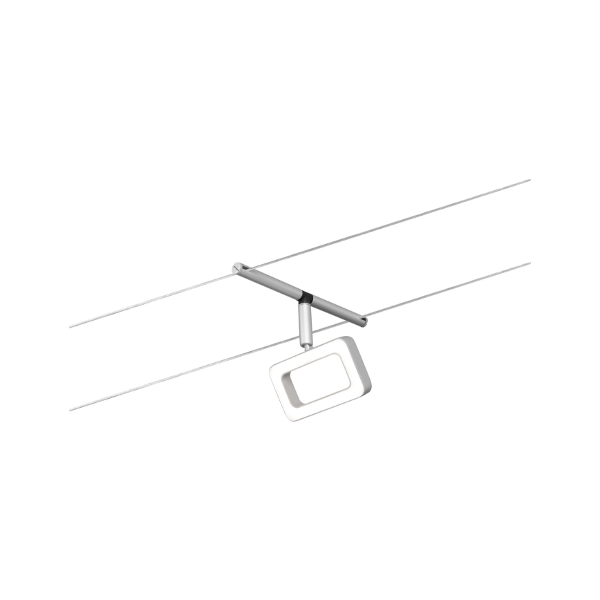 Paulmann 94481 - Juego 5xLED/4,8W Sistema de cable completo FRAME 230V cromo mate