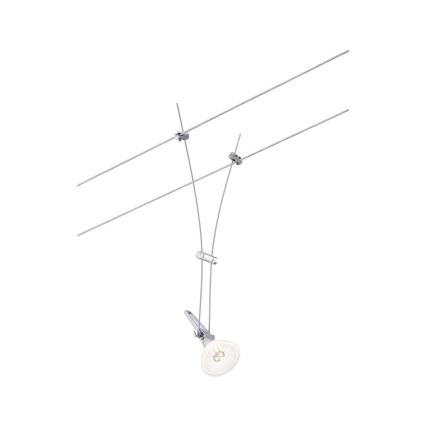 Paulmann 94487 - 1xGU5,3/50W Foco para sistema de rieles COMET 230V cromo mate