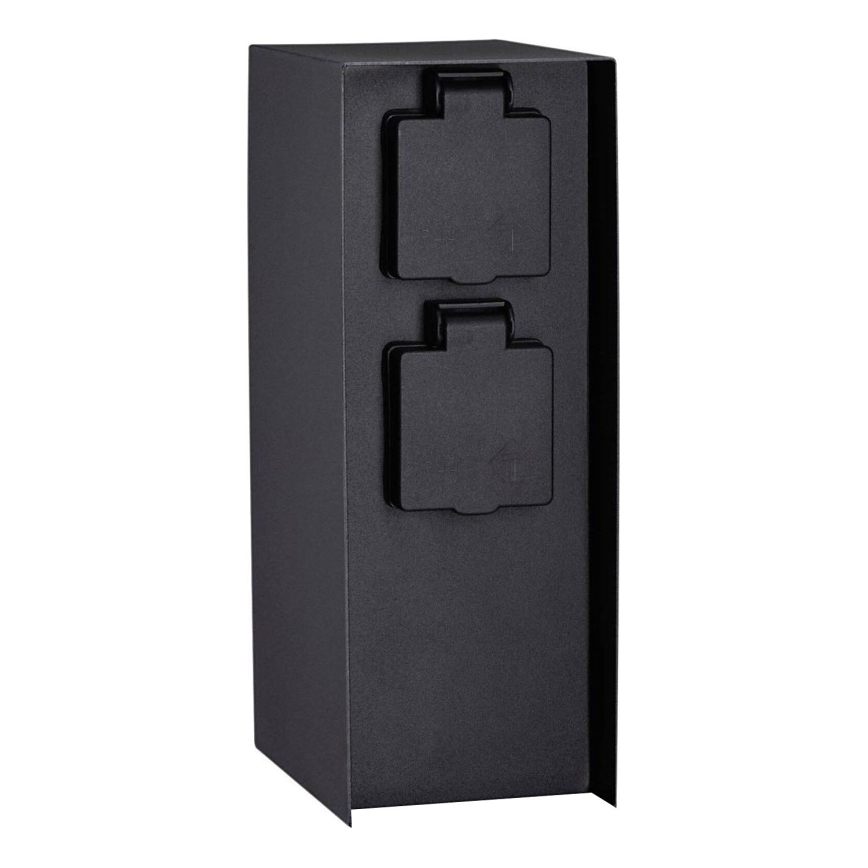 Paulmann 94657 - Columna de enchufes exterior RIO 2Z SCHUKO 230V IP44