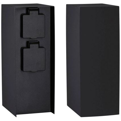 Paulmann 94657 - Columna de enchufes exterior RIO 2Z SCHUKO 230V IP44