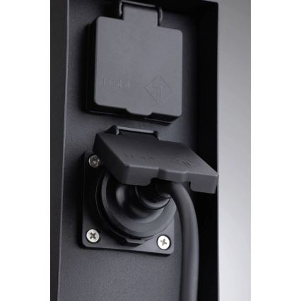 Paulmann 94657 - Columna de enchufes exterior RIO 2Z SCHUKO 230V IP44