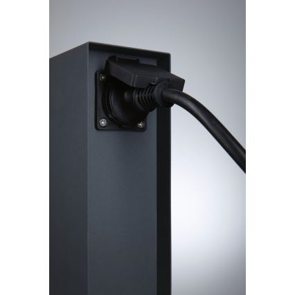 Paulmann 94700 - Columna de enchufe para exterior RIO 2Z SCHUKO 230V IP44
