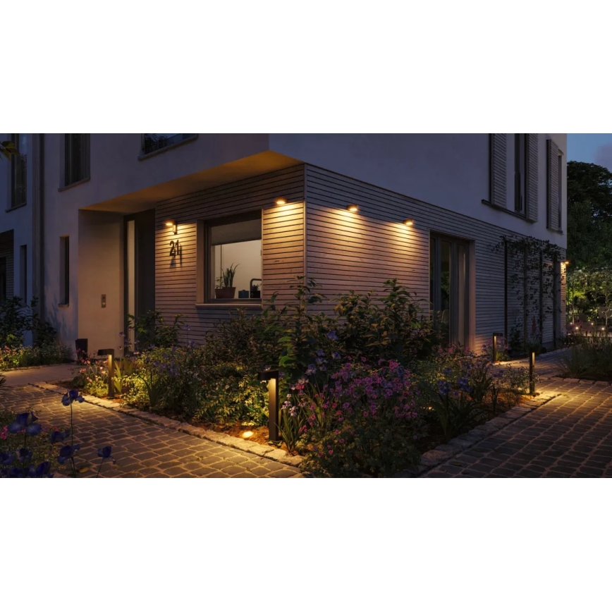 Paulmann 94713 - LED/6W IP44 Aplique de exterior CAPERA 230V