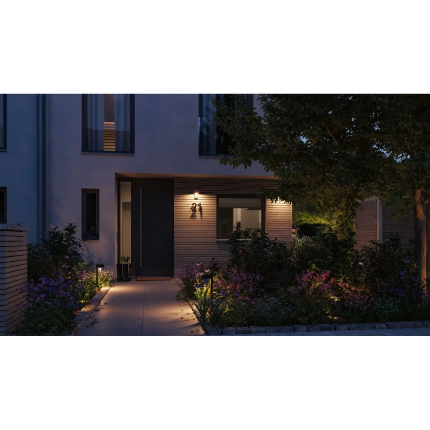 Paulmann 94713 - LED/6W IP44 Aplique de exterior CAPERA 230V