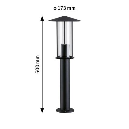 Paulmann 94737 - LED 1xE27/4,3W IP44 Lámpara de exterior CLASSIC 230V