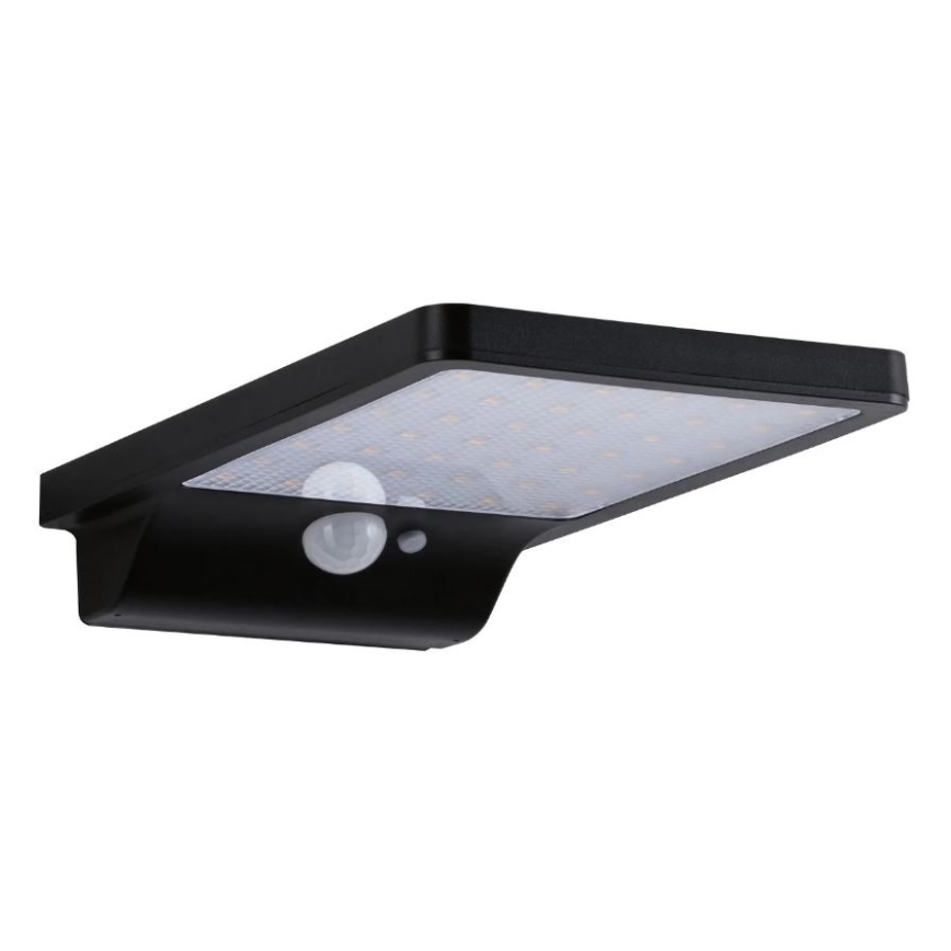 Paulmann 95393 - LED/4W IP44 Aplique solar regulable con sensor SOLVEIG 3,7V 2000 mAh