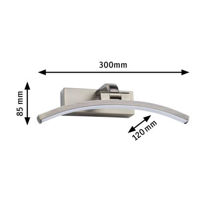 Paulmann 95559 - Lámpara para cuadros BENTO LED/6W 230V 30 cm latón
