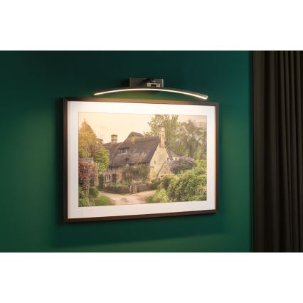 Paulmann 95561 - Aplique para cuadros LED/10W BENTO 230V 50 cm latón