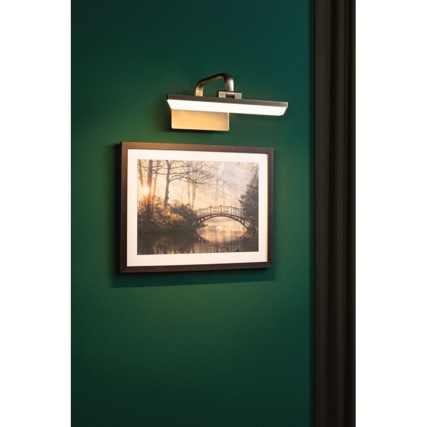 Paulmann 95568 - LED/6W Lámpara para cuadros RENAN 230V 30 cm latón