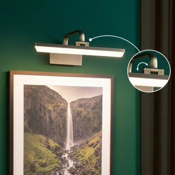 Paulmann 95569 - LED/9,5W Aplique para cuadros RENAN 230V 40 cm latón