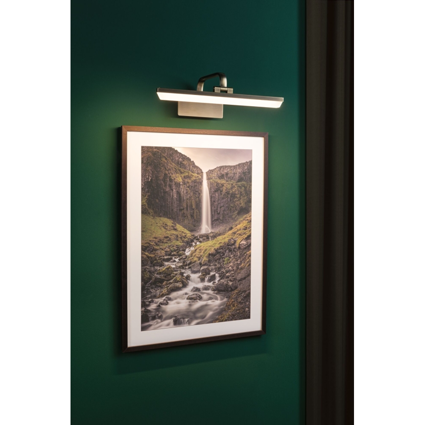 Paulmann 95569 - LED/9,5W Aplique para cuadros RENAN 230V 40 cm latón