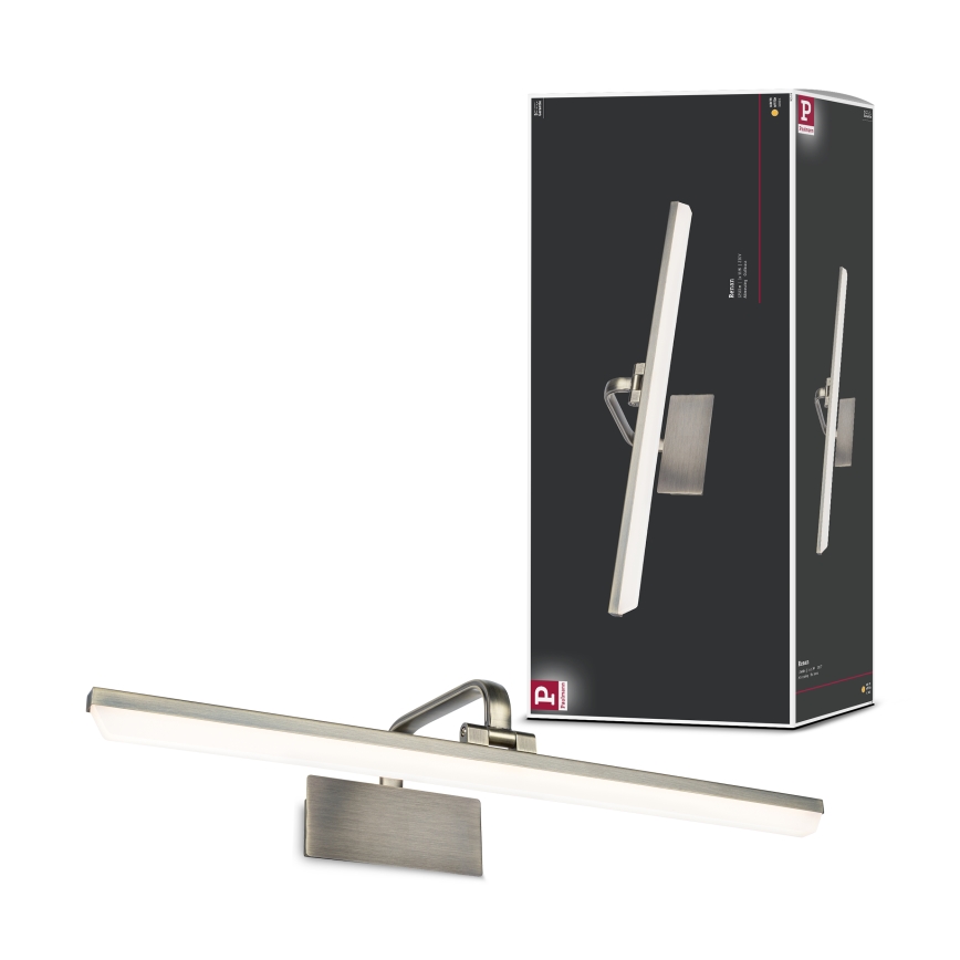 Paulmann 95570 - LED/11W Aplique para cuadros RENAN 230V 60 cm latón