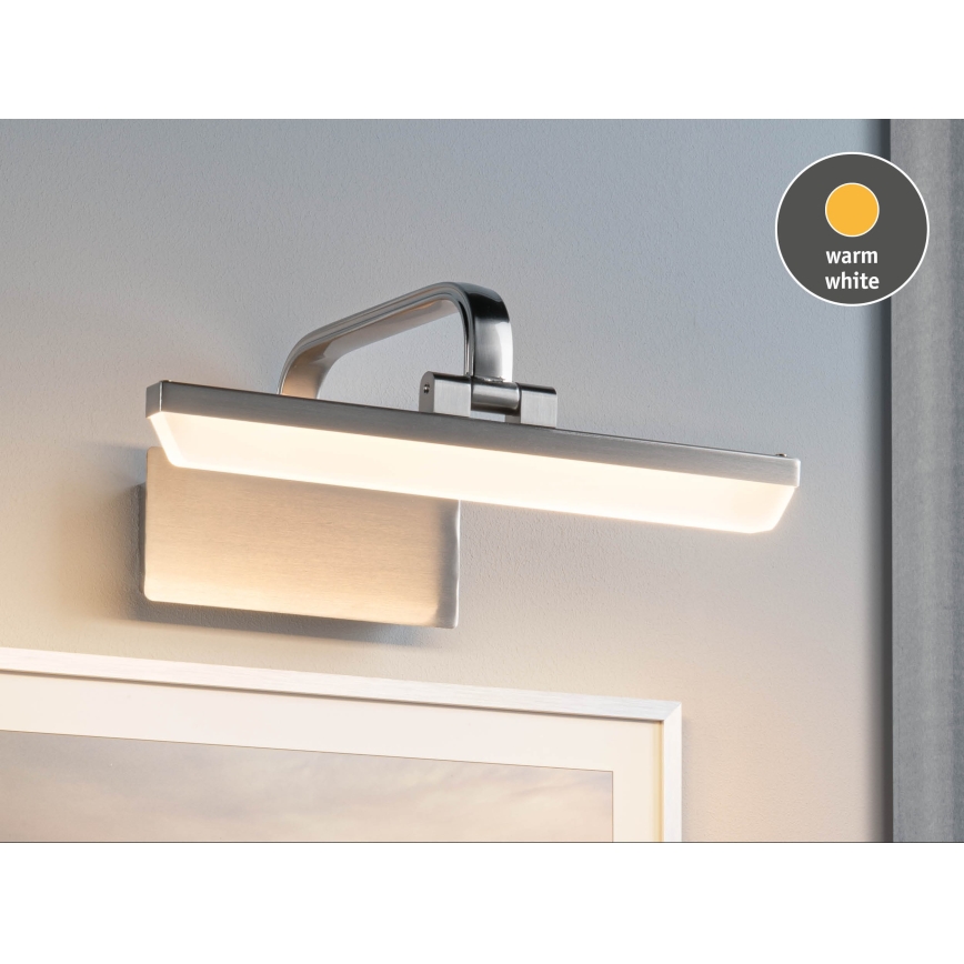 Paulmann 95571 - LED/6W Lámpara para cuadros RENAN 230V 30 cm cromo mate