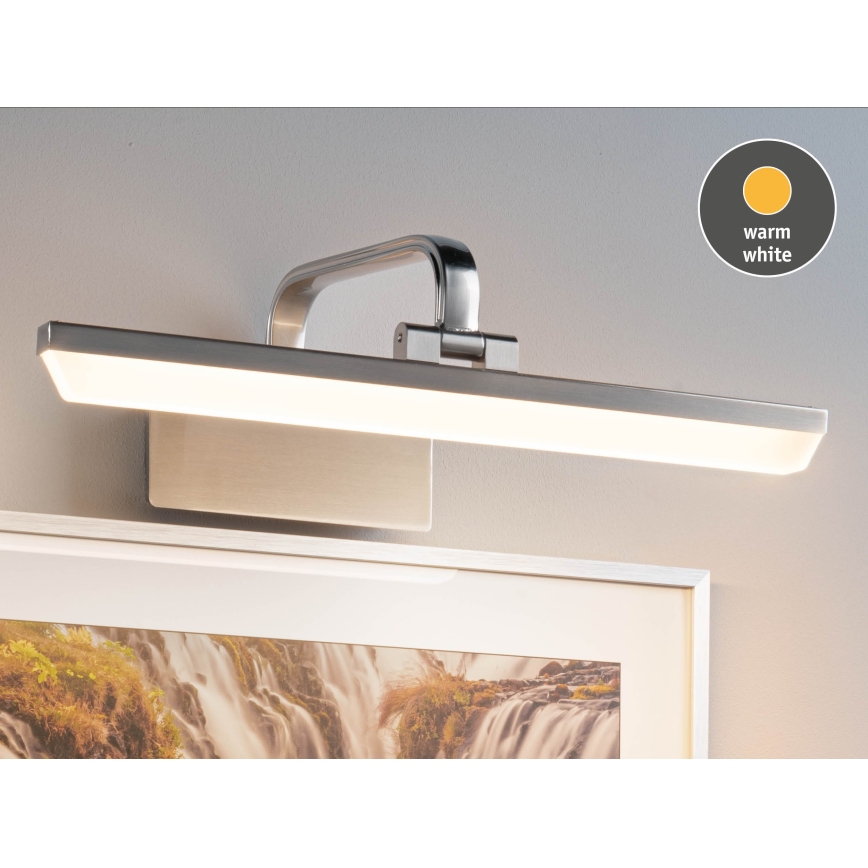 Paulmann 95572 - LED/9,5W Lámpara para cuadros RENAN 230V 40 cm cromo mate