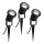 Paulmann 98897 - JUEGO 3xLED GU10/3,5W IP65 Lámpara de exterior 230V
