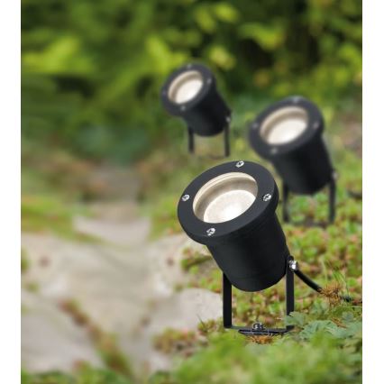 Paulmann 98897 - JUEGO 3xLED GU10/3,5W IP65 Lámpara de exterior 230V