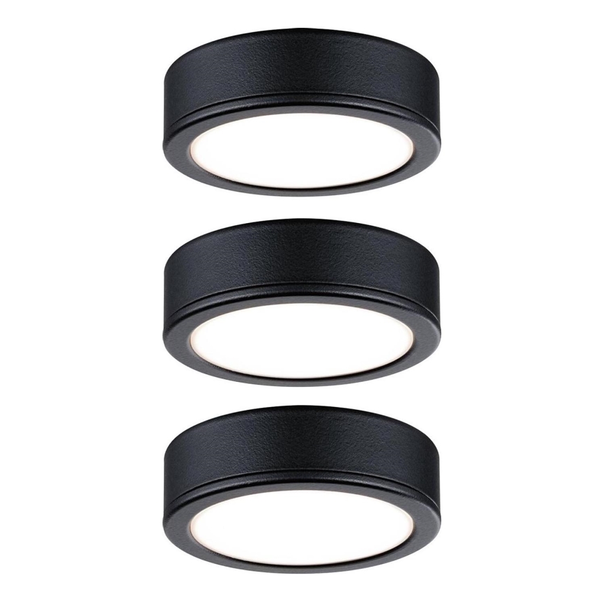 Paulmann 99990 - SET 3xLED/3,5W Iluminación de muebles PUKK 230V