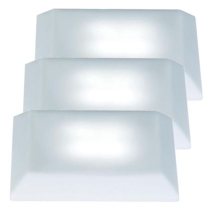 Paulmann - Nice Price 3629 - JUEGO 3xLED/0,3W IP44 Lámpara empotrable 12V