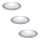 Paulmann - Nice Price 3630 - SET 3x LED/0,3W IP44 Luminaria de rampa 230V 6500-9000K
