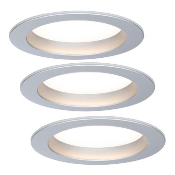 Paulmann TIP 3938 - Juego de 3 luces LED empotrables 4,5W 230V