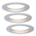 Paulmann TIP 3938 - Juego de 3 luces LED empotrables 4,5W 230V