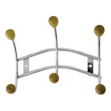 Percha de pared 16x23,5 cm cromo brillante