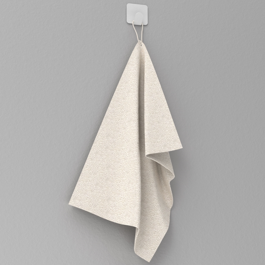Percha de pared 4x4 cm blanco