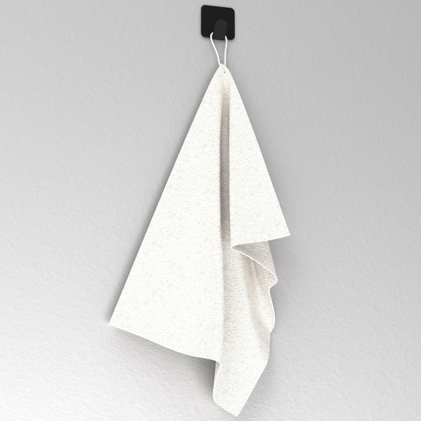 Percha de pared 4x4 cm negro