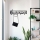 Percha de pared 60x19 cm Notas metal