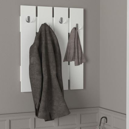 Percha de pared ANITA 80x64,7 cm blanco