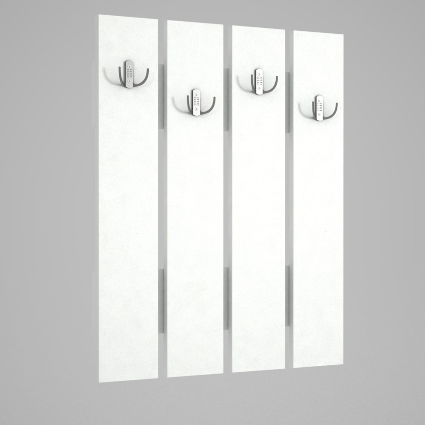 Percha de pared ANITA 80x64,7 cm blanco