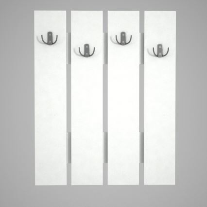 Percha de pared ANITA 80x64,7 cm blanco