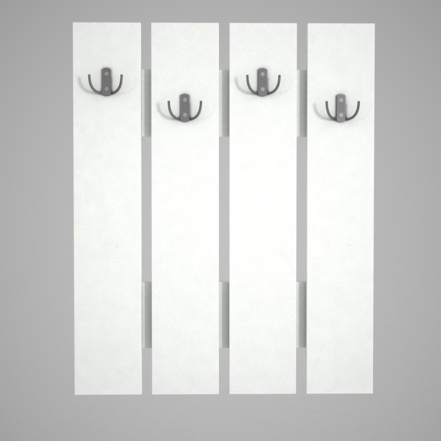 Percha de pared ANITA 80x64,7 cm blanco