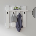 Percha de pared CARINA 70x70 cm blanco