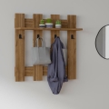 Percha de pared CARINA 70x70 cm marrón
