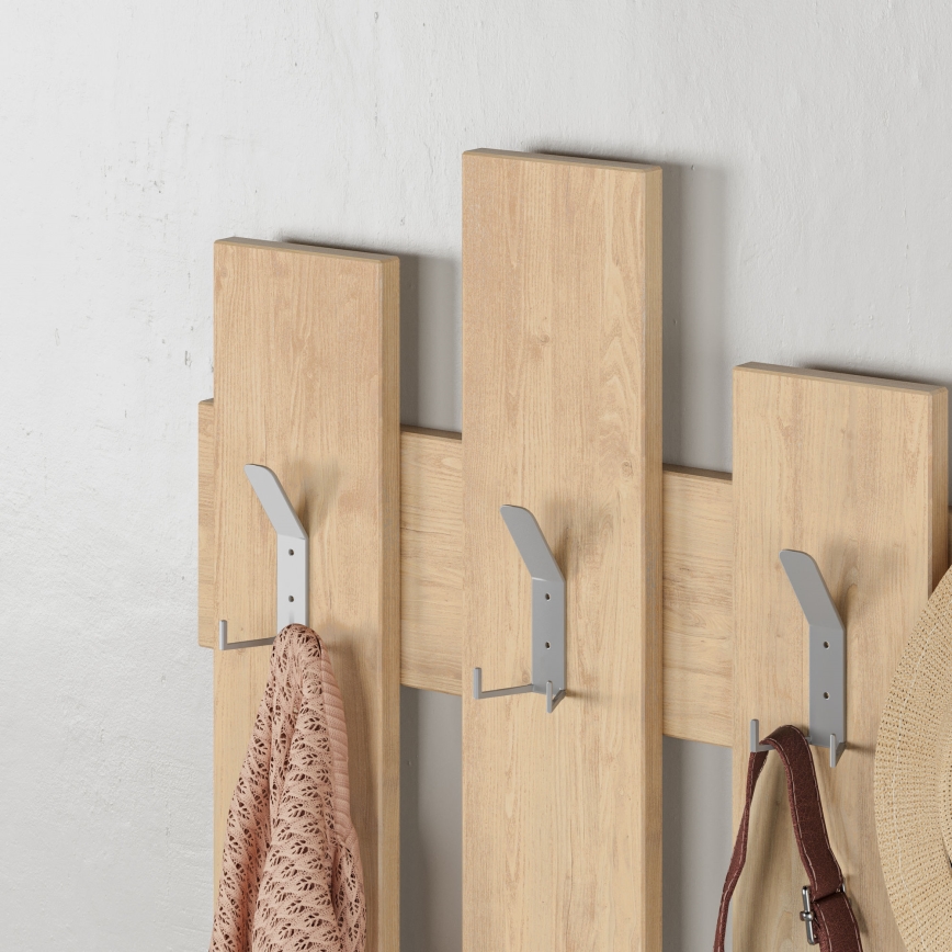 Percha de pared WAVE 81x64 cm beige