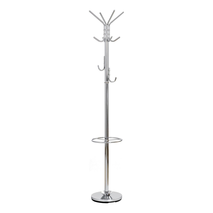 Perchero 181x30 cm cromo brillante