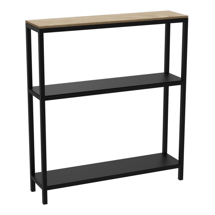 Perchero de baño 67x60 cm negro