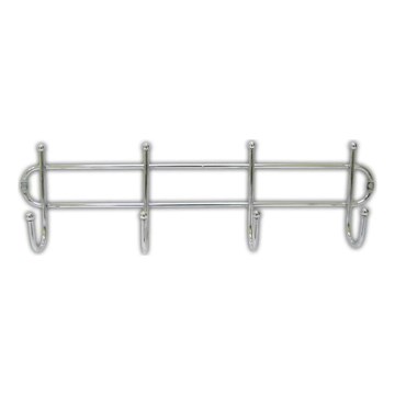 Perchero de pared 10,5x37 cm cromo brillante
