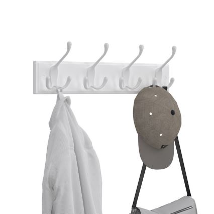 Perchero de pared KATE blanco
