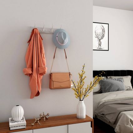 Perchero de pared KATE blanco