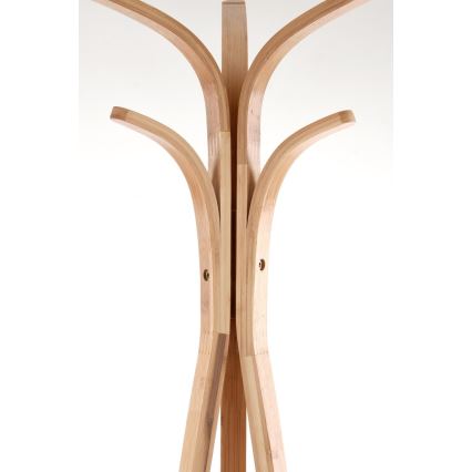 Perchero de pie 177x52 cm marrón