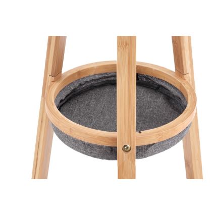 Perchero de pie 177x52 cm marrón