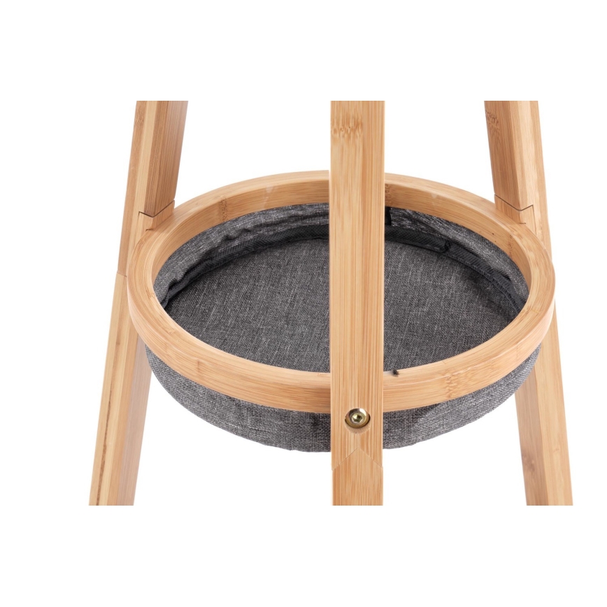 Perchero de pie 177x52 cm marrón