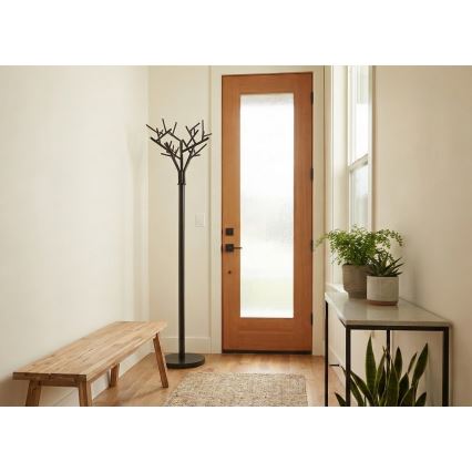 Perchero de pie 180x40 cm BRANCHE negro