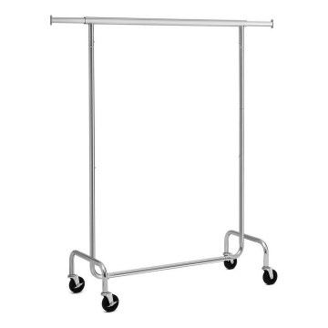 Perchero de pie móvil JEAN plateado