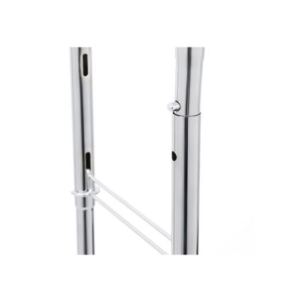 Perchero de pie móvil LINEA en color plata