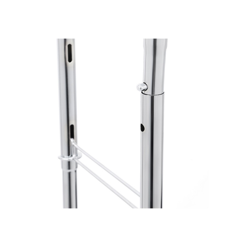 Perchero de pie móvil LINEA en color plata