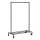 Perchero de pie móvil LINEA, negro
